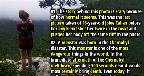 innocent photos with creepy backstories.